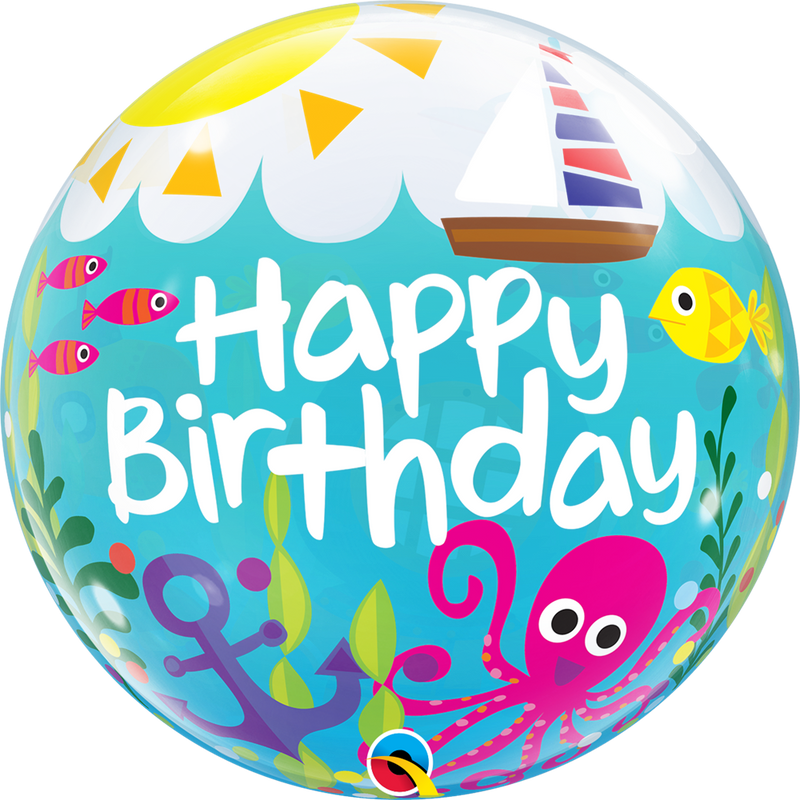 Qualatex 15731 Birthday Maritime Fun Bubble