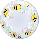 Qualatex 15733 Bees and Daisies Deco Bubble
