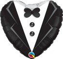 18" HEART WEDDING TUXEDO