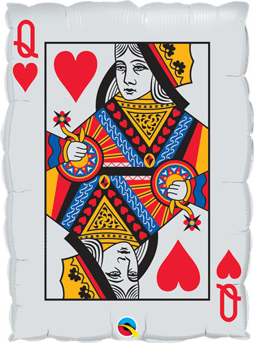 Qualatex 16310 Queen of Hearts Ace of Spades