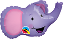 Qualatex 17628 14" Elated Elephant Foil Balloon