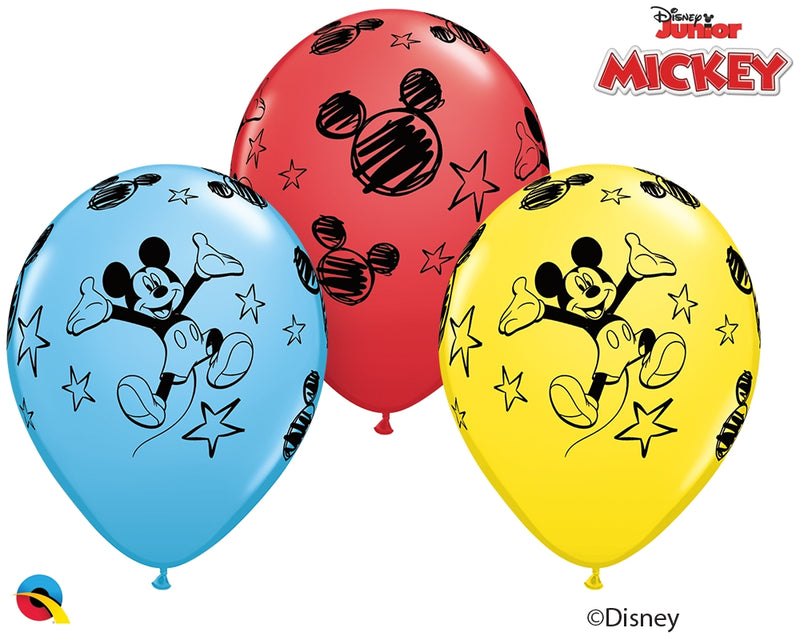 Qualatex 18688 Mickey Mouse Latex Balloons Ireland