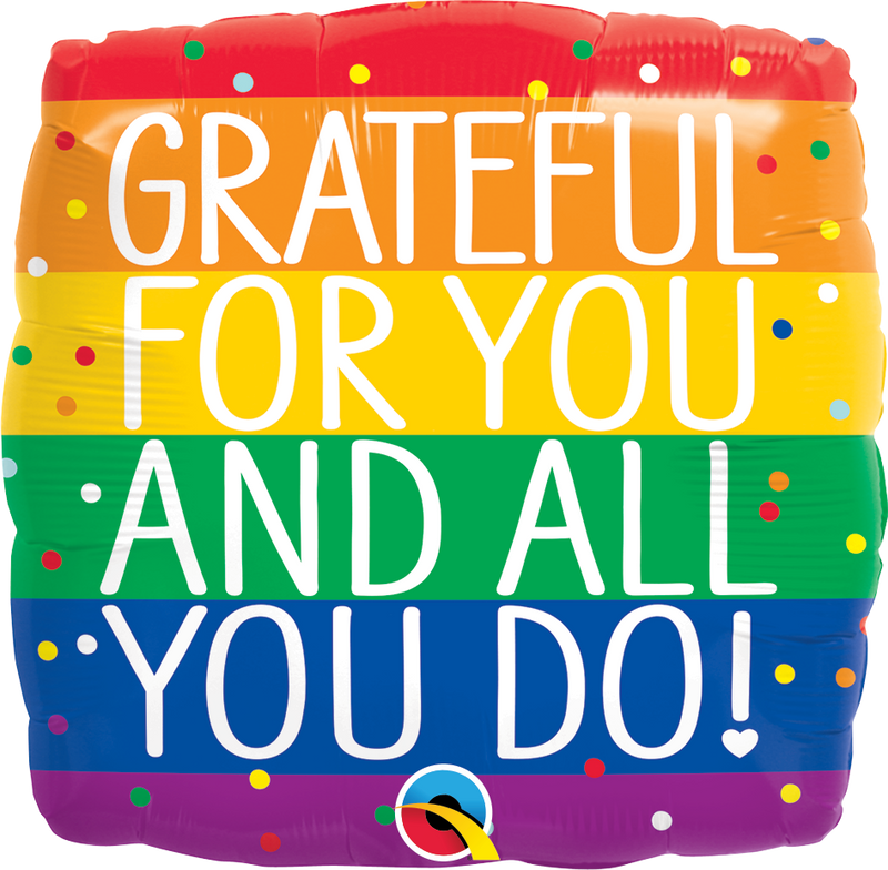 Qualatex 18868 18" Grateful Rainbow Foil Ireland