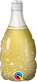 Qualatex 19711 Mini Gold Wine Bottle Foil