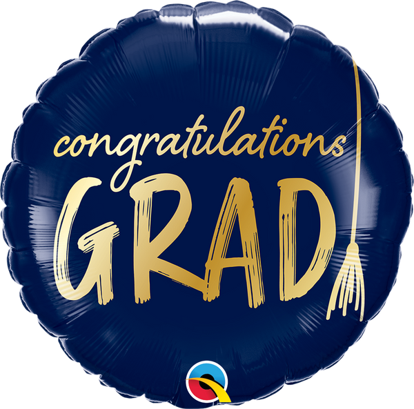 Qualatex 21563 Congrats Graduation Tassel Foil