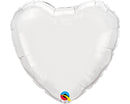 Qualatex 22846 04" Heart White Foil