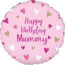 18" ROUND HAPPY BIRTHDAY MUMMY HOLOGRAPHIC FOIL