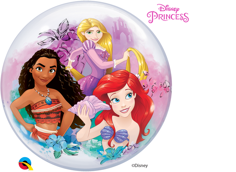 22" DISNEY BUBBLE PRINCESS CHARACTERS