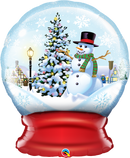 Qualatex 23494 Christmas Snow Globe Foil