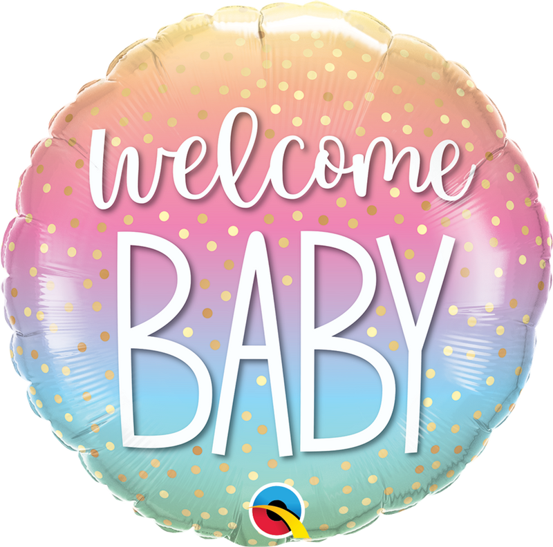 Qualatex 23928 Welcome Baby Foil