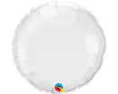 Qualatex 24169 9" Round White Foil