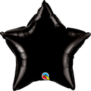 Qualatex 24186 9" Star Onyx Black Foil