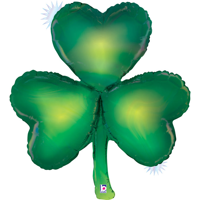 32" OPAL SHAMROCK RAINBOW HOLOGRAPHIC FOIL