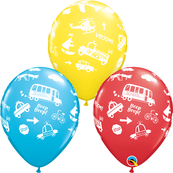 11" TRANSPORTATION LATEX (25 PER BAG)