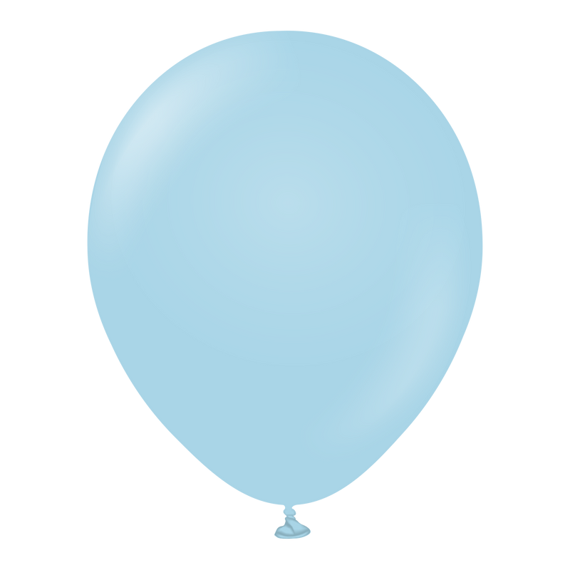 12" KALISAN MACARON BLUE LATEX (100 PER BAG)