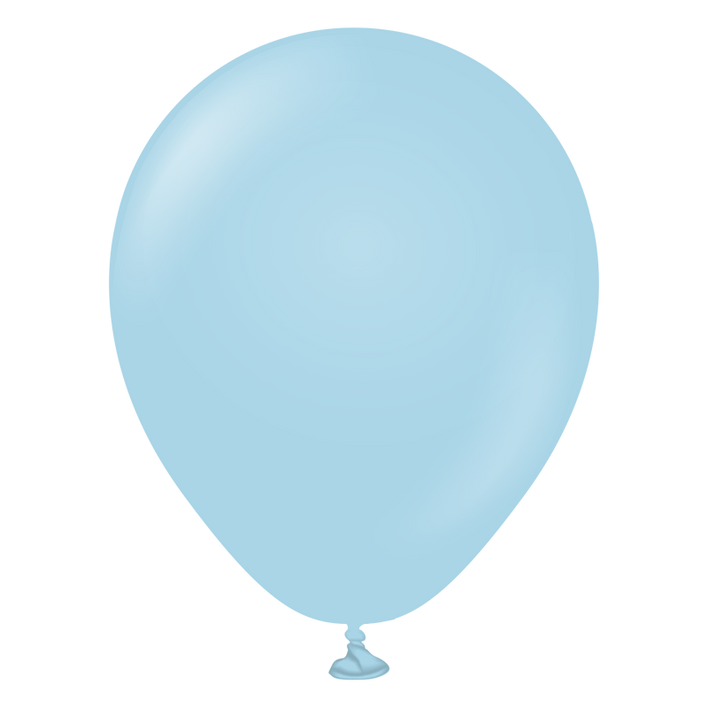 5" KALISAN MACARON BLUE LATEX (100 PER BAG)