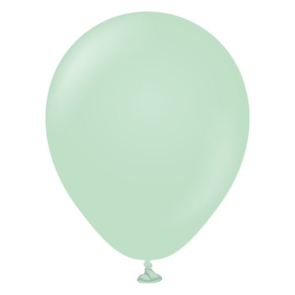 5" KALISAN MACARON GREEN LATEX (100 PER BAG)