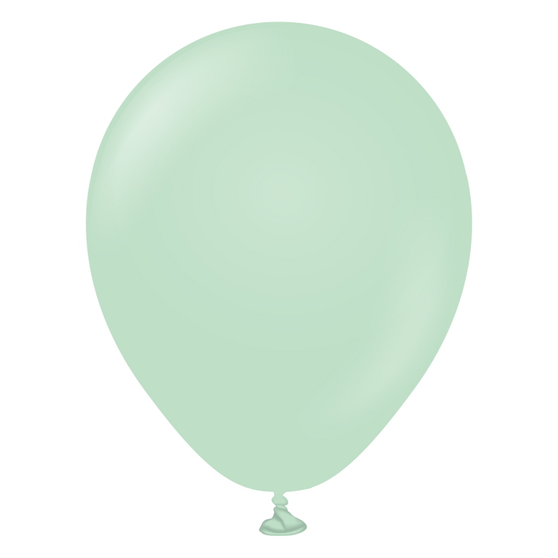 5" KALISAN MACARON GREEN LATEX (100 PER BAG)
