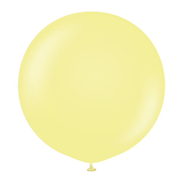24" KALISAN MACARON YELLOW LATEX (2 PER BAG)