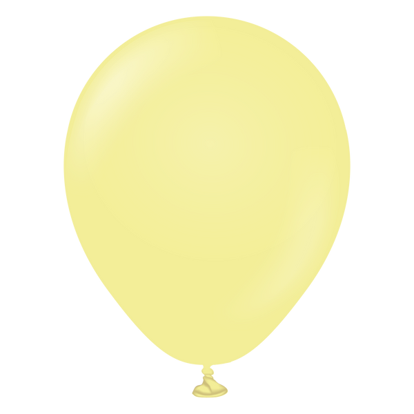 5" KALISAN MACARON YELLOW LATEX (100 PER BAG)