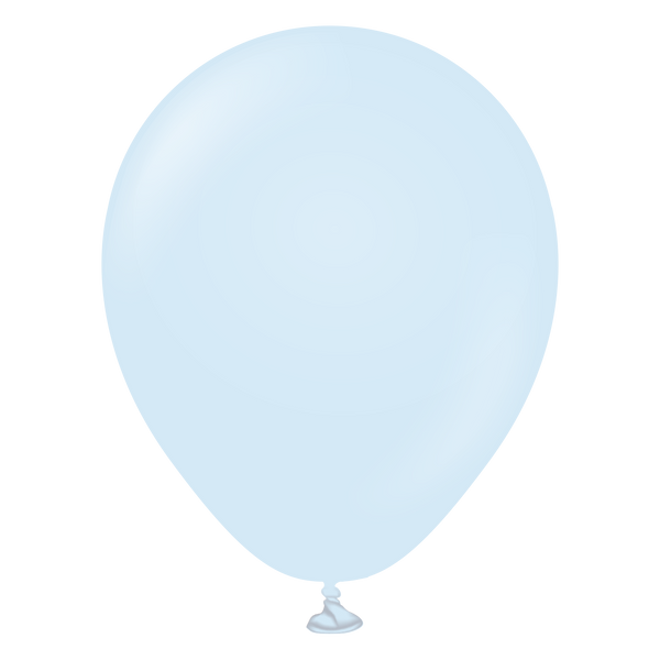 5" KALISAN MACARON BABY BLUE LATEX (100 PER BAG)