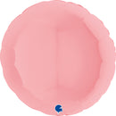 36" ROUND MATTE PINK FOIL