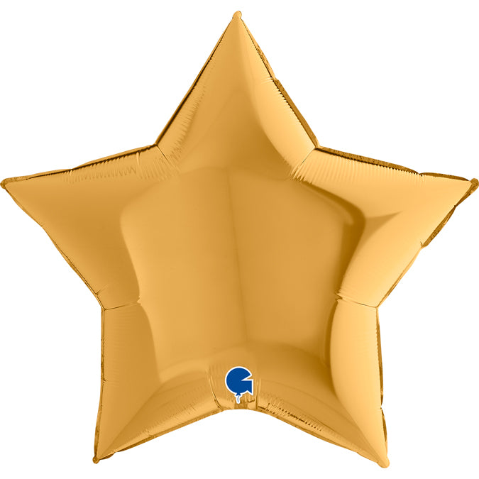 36" STAR GOLD FOIL