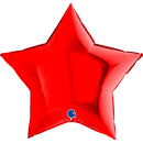 36" STAR RED FOIL