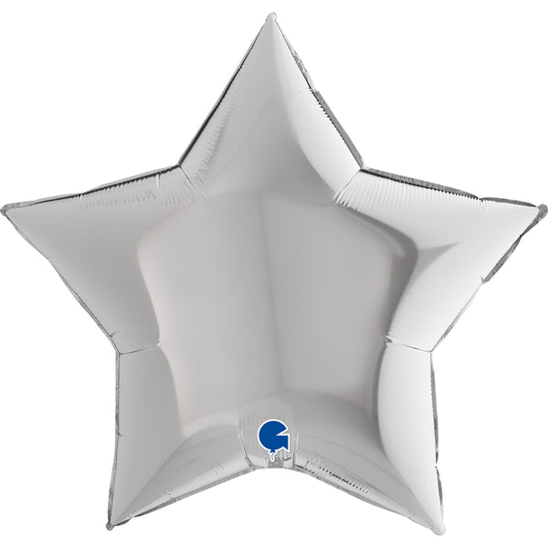 36" STAR SILVER FOIL