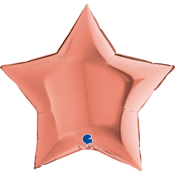 36" STAR ROSE GOLD FOIL