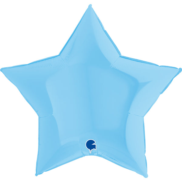 36" STAR MATTE BLUE FOIL