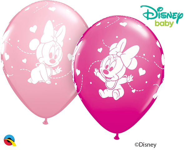 Qualatex 42843 Minnie Mouse Baby Hearts Latex Latex Balloons Ireland