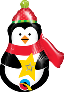 Qualatex 43459 Mini Precious Penguin Foil