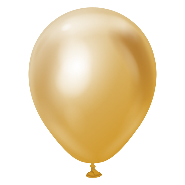5" KALISAN MIRROR GOLD LATEX (100 PER BAG)