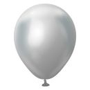 5" KALISAN MIRROR SILVER LATEX (100 PER BAG)