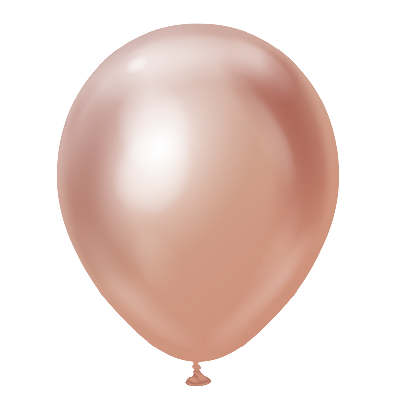 12" KALISAN MIRROR ROSE GOLD LATEX (50 PER BAG)