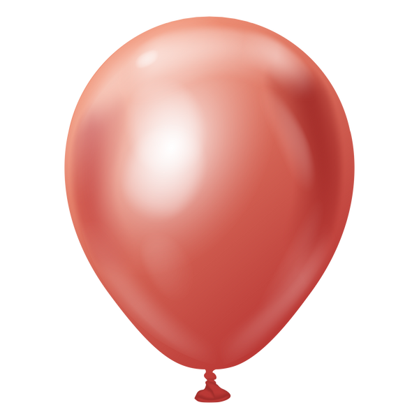 5" KALISAN MIRROR RED LATEX (100 PER BAG)