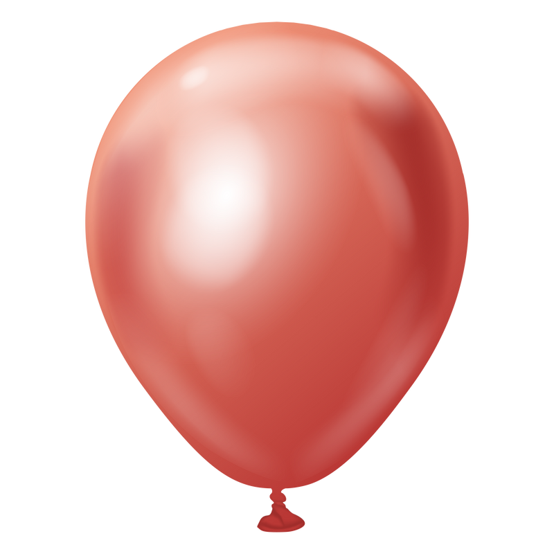 5" KALISAN MIRROR RED LATEX (100 PER BAG)