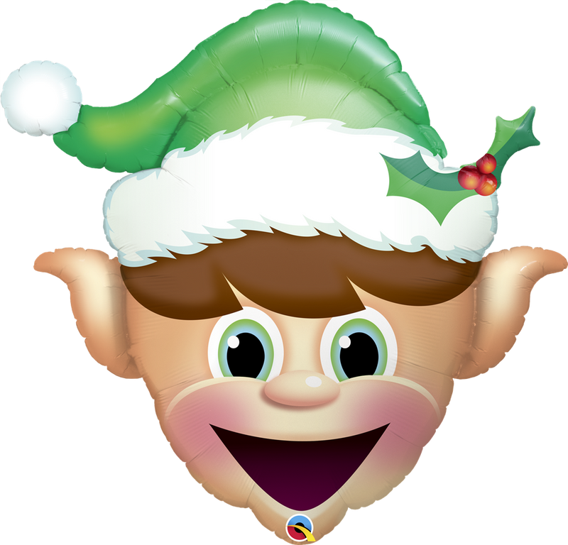 Qualatex 52935 35" Christmas Elf Head Foil