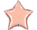 Qualatex 57168 9" Star Rose Gold Foil
