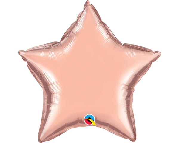 Qualatex 57168 9" Star Rose Gold Foil