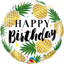 Birthday Golden Pineapples Foil