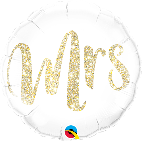 18" Mrs Glitter Foil