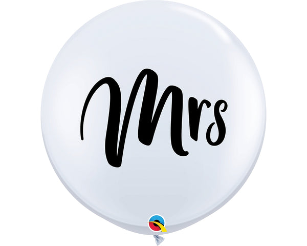 3ft Round White Mrs. Latex