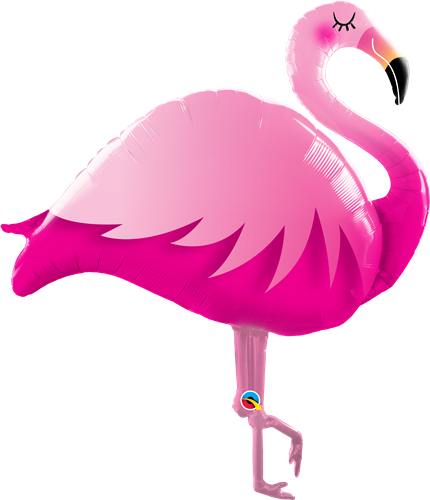 46" PINK FLAMINGO FOIL