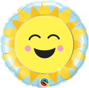 9" ROUND SUNSHINE RAINBOW FOIL