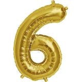 16" NUMBER 6 - GOLD FOIL AIR FILL