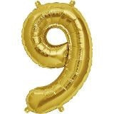 16" NUMBER 9 - GOLD FOIL AIR FILL