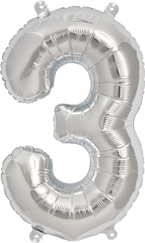 16" NUMBER 3 - SILVER FOIL AIR FILL