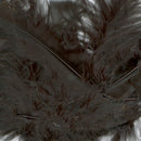 ELEGANZA CRAFT MARABOUT FEATHERS MIXED SIZES 3"-8" 8G BAG BLACK NO.20